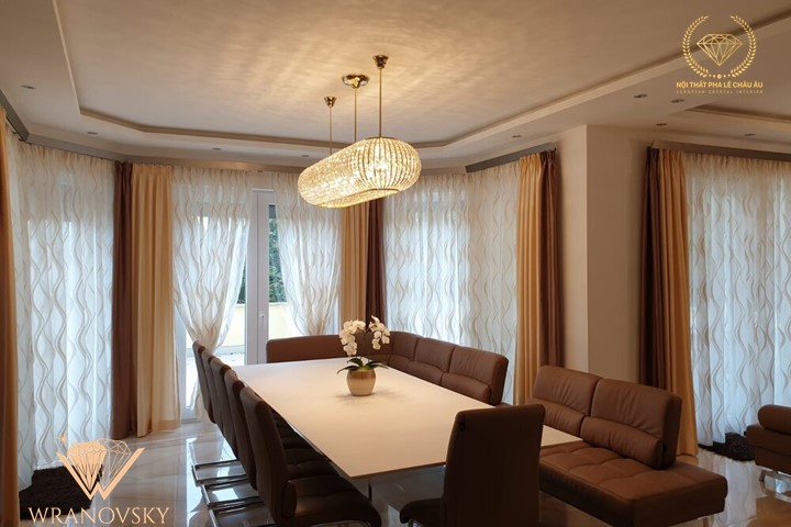 đèn lồng pha lê Macau